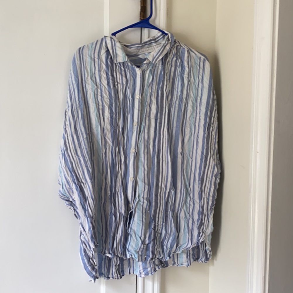 Time and Tru - Button Up - Size 3X